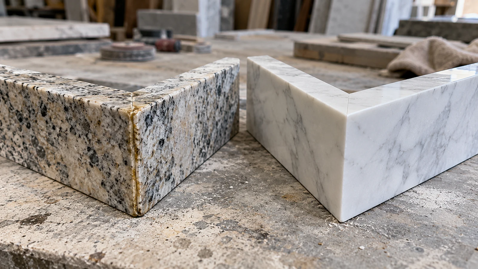 Ảnh minh hoạ: Mạch ghép keo thô kệch, ố vàng đường ron sau vài tháng sử dụng – NHÂN BẢN STONE